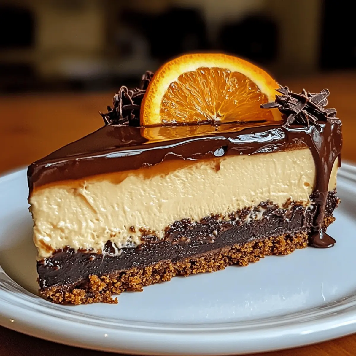 Schokoladenorange Käsekuchen