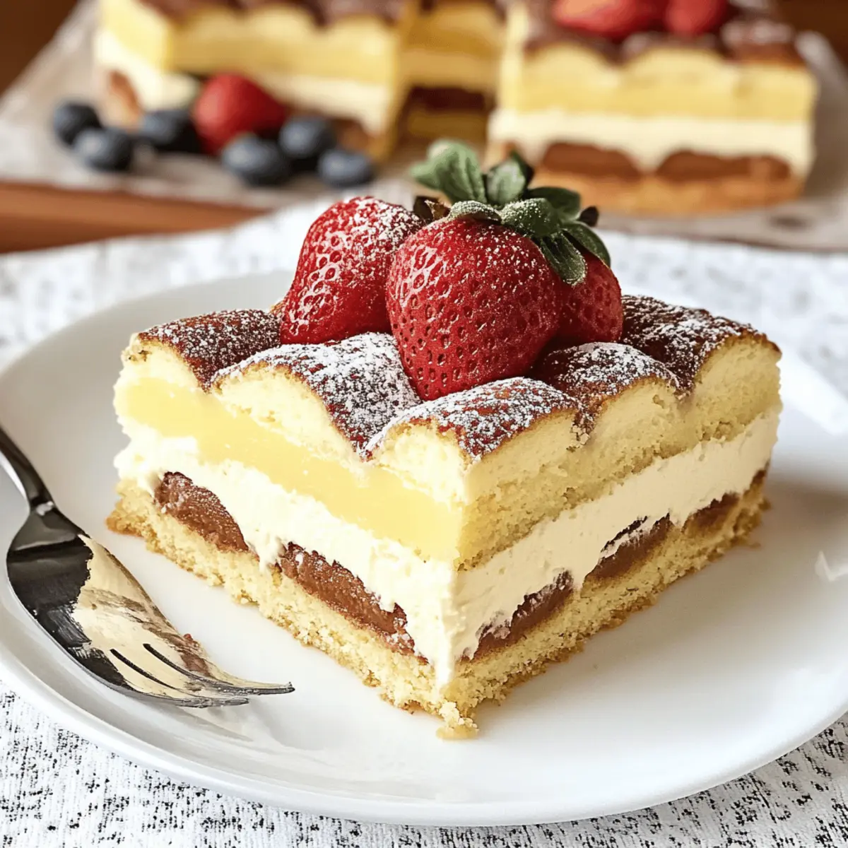 Puddingkuchen ohne Backen