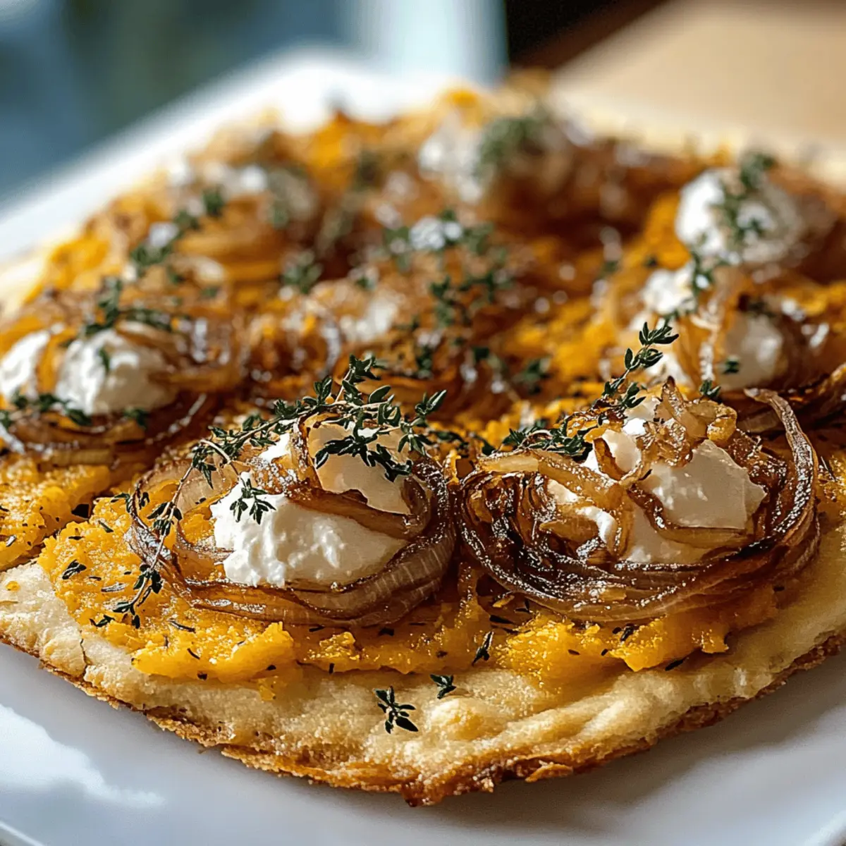 Herbstlicher Kürbis-Flammkuchen