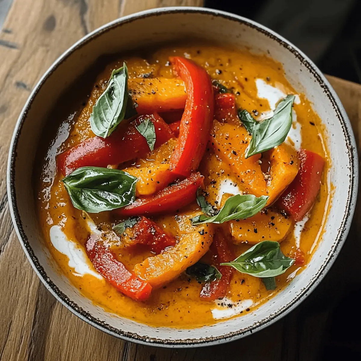 Ofenkürbis-Paprika-Sauce