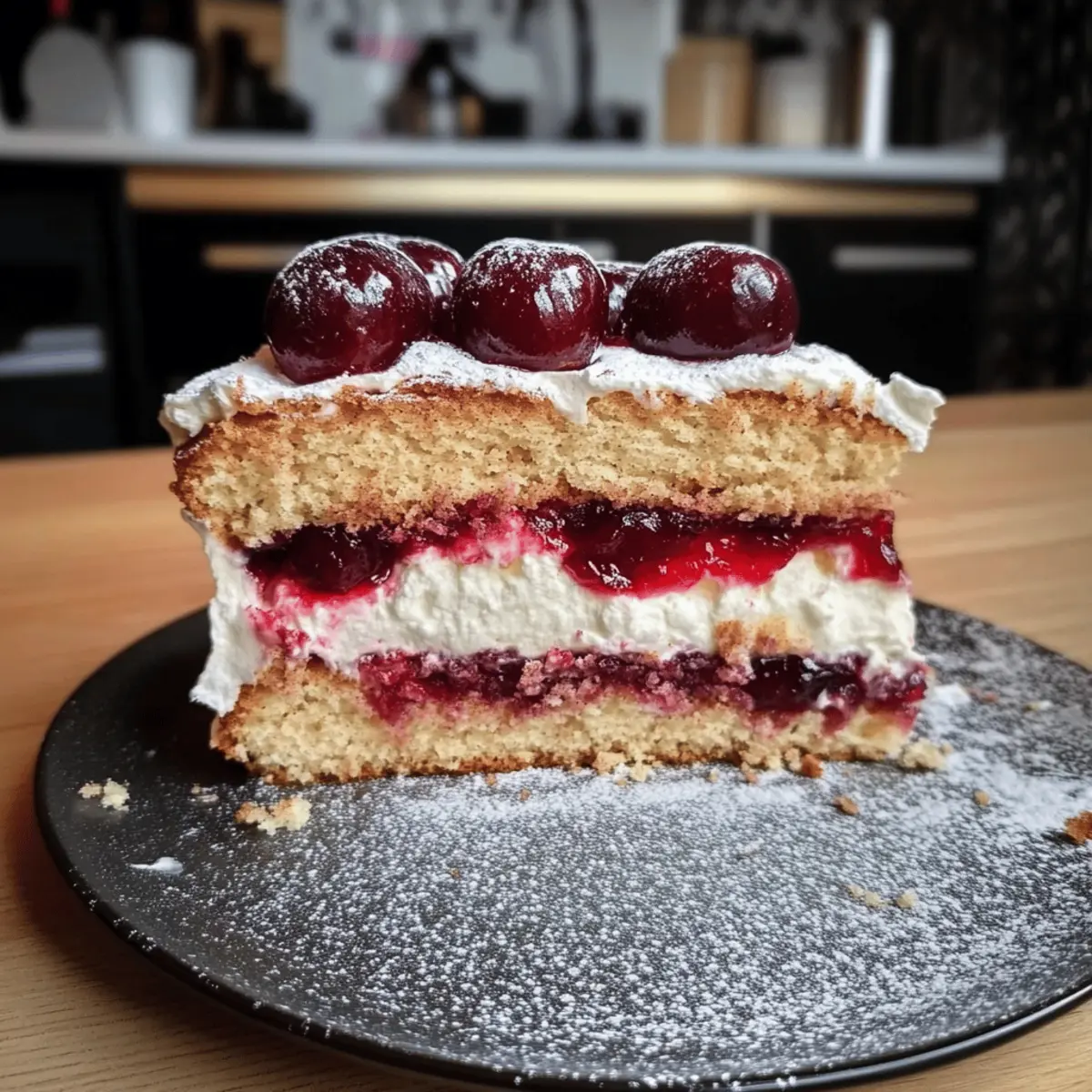 Fruchtige Zimt-Kirsch-Torte