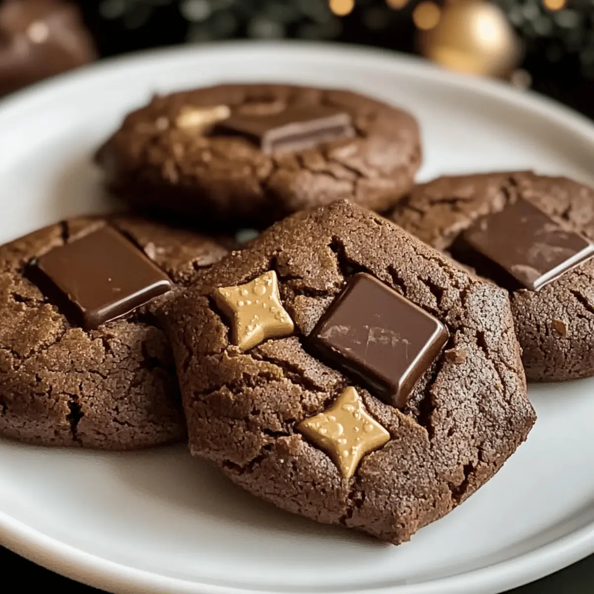 Schokokekse für Weihnachten