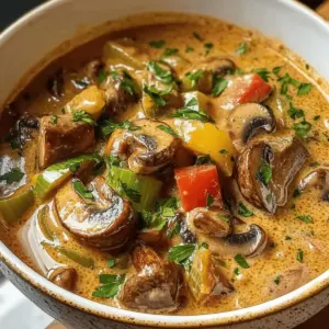 Veganes Lauch-Pilz-Gulasch