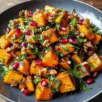 Libanesischer gerösteter Kürbissalat