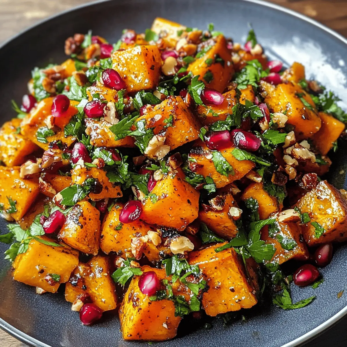 Libanesischer gerösteter Kürbissalat